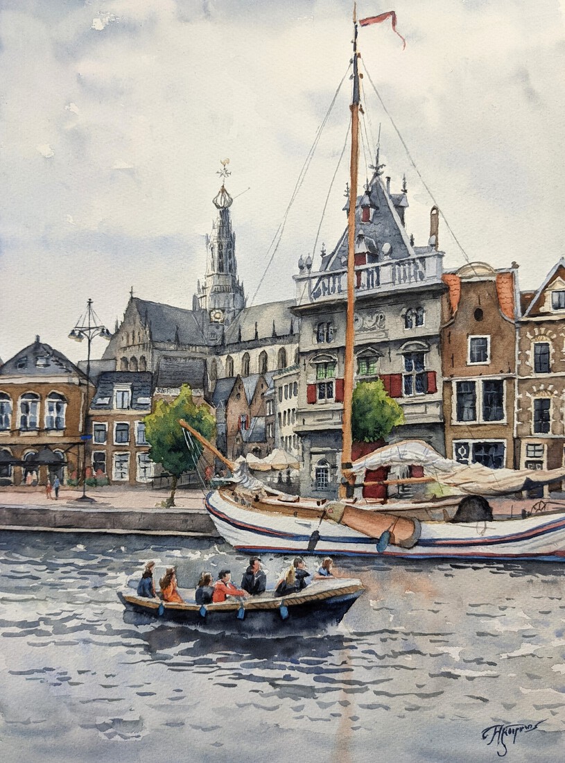 Boten Langs het Spaarne, Haarlem