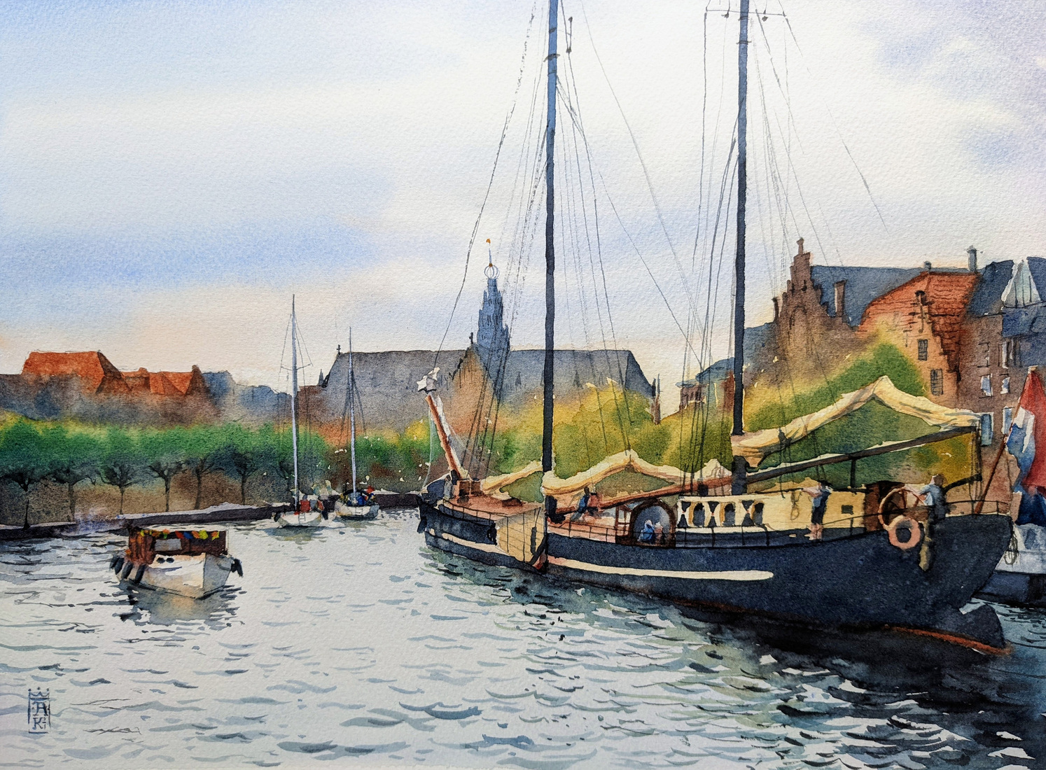 De Zeilvloot in Haarlem