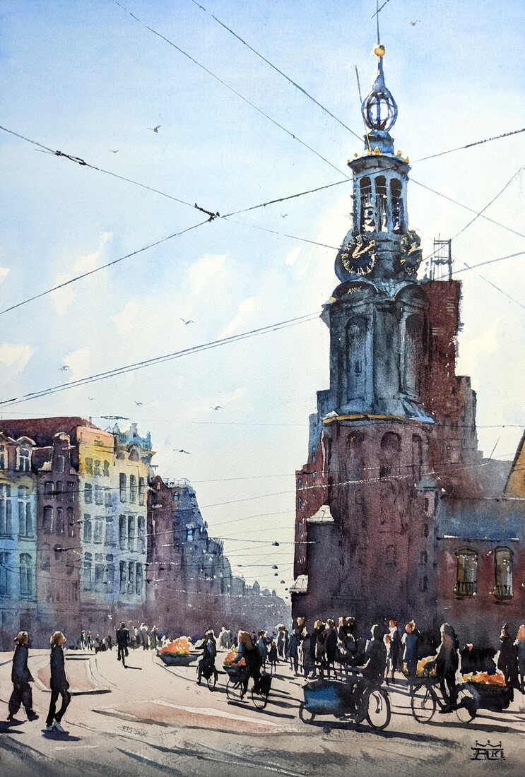 Middag op het Muntplein