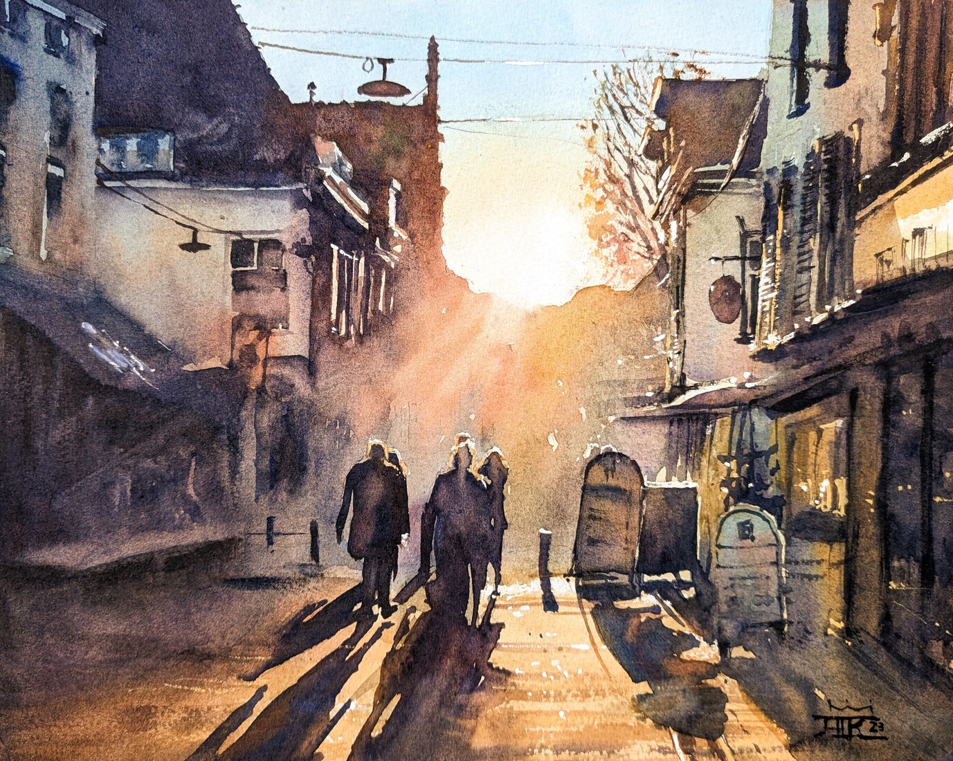 Avond in de Kruisstraat