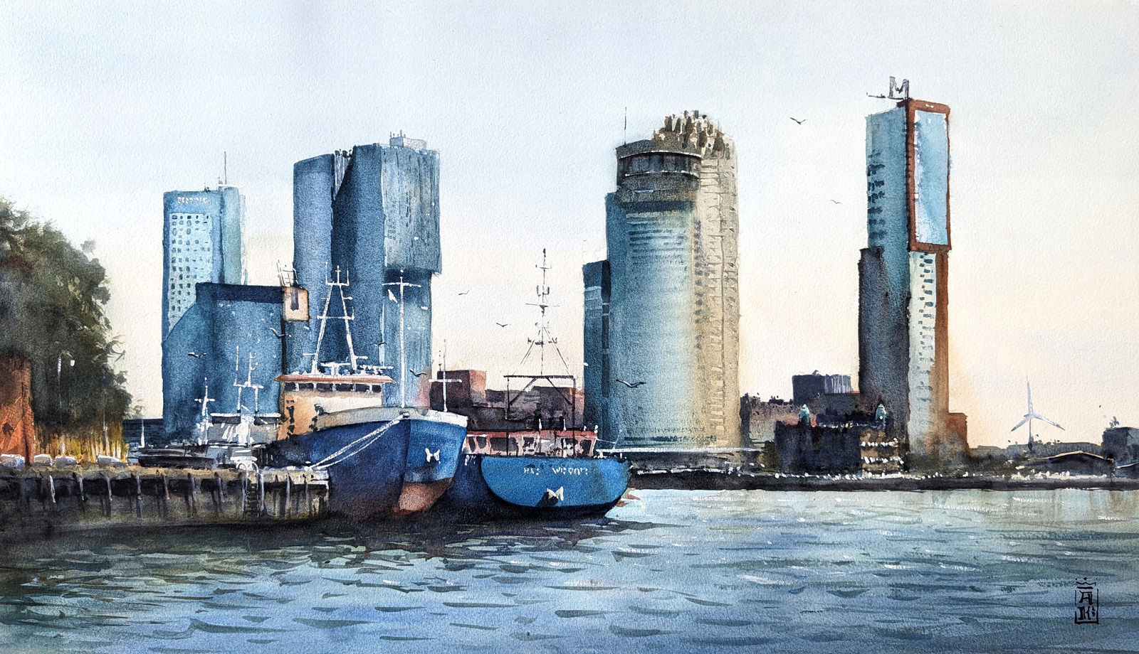 De Skyline van Rotterdam