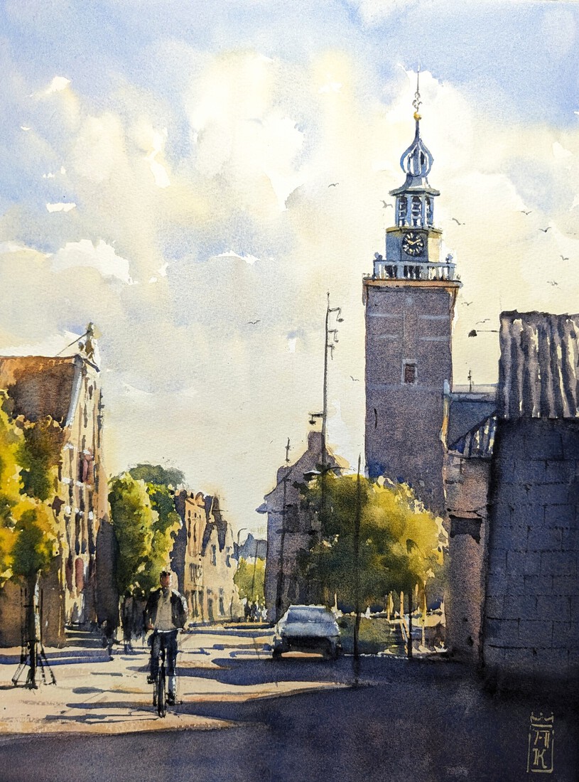 Nieuwkoop in Ochtendlicht