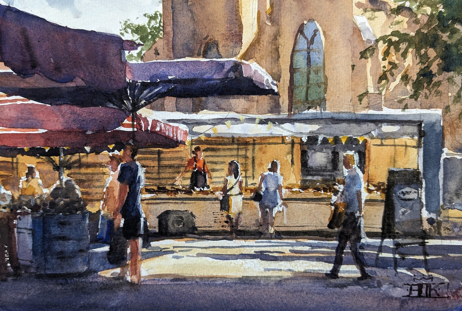 Markt bij de Petruskerk, Woerden