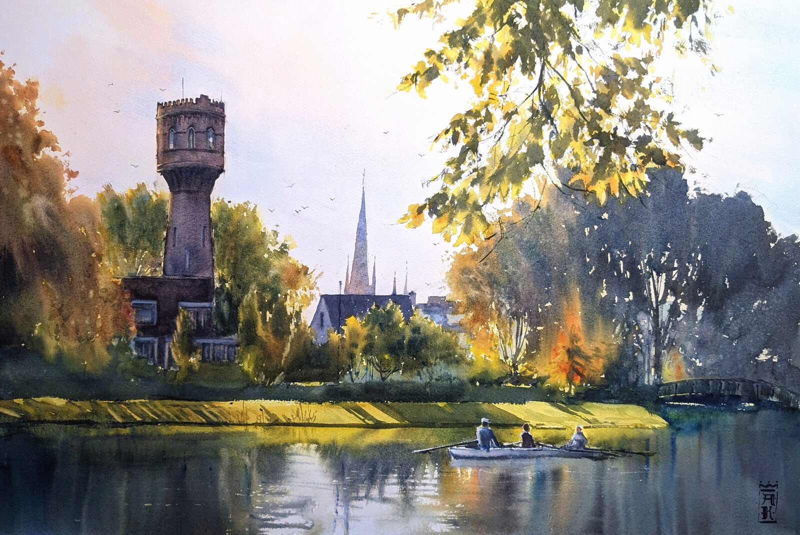 De Singel bij Herfstlicht, Woerden