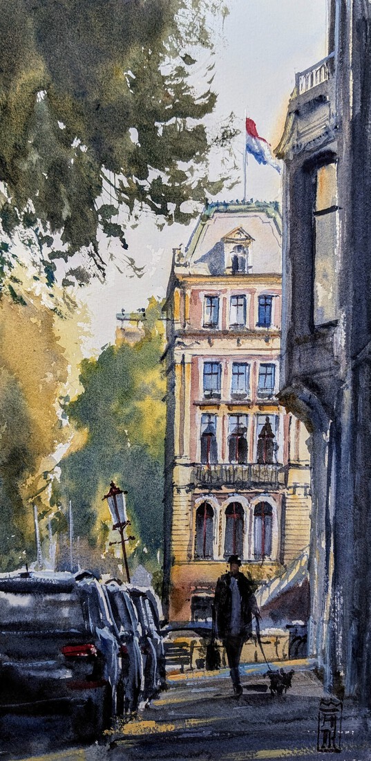 In de Schaduw bij de Amstel, en plein air