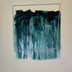 Starting with more or less random lines, colors or shapes, the work is made in a very short time and then grows in the course of days