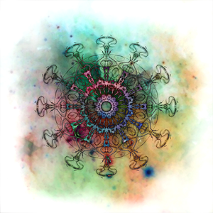 Als basis voor deze werken maak ik spontane houtskool tekeningen. Deze digitaliseer en transformeer ik naar geometrische vormen. Het zijn verbeeldingen van gekristalliseerde herinneringen.