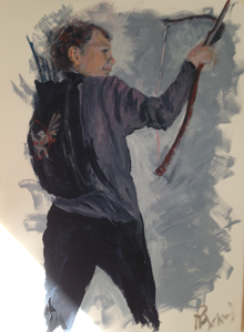 mensen in een pose gevangen