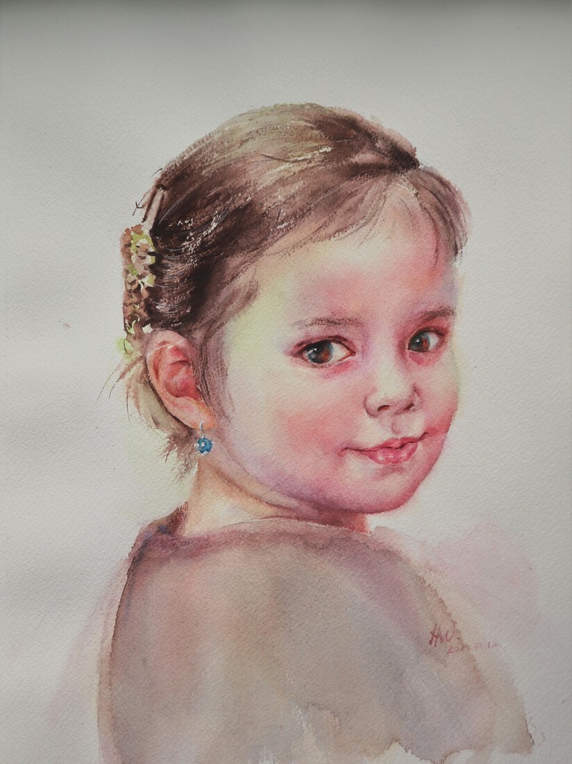 Het meisje met blauwe oorbel