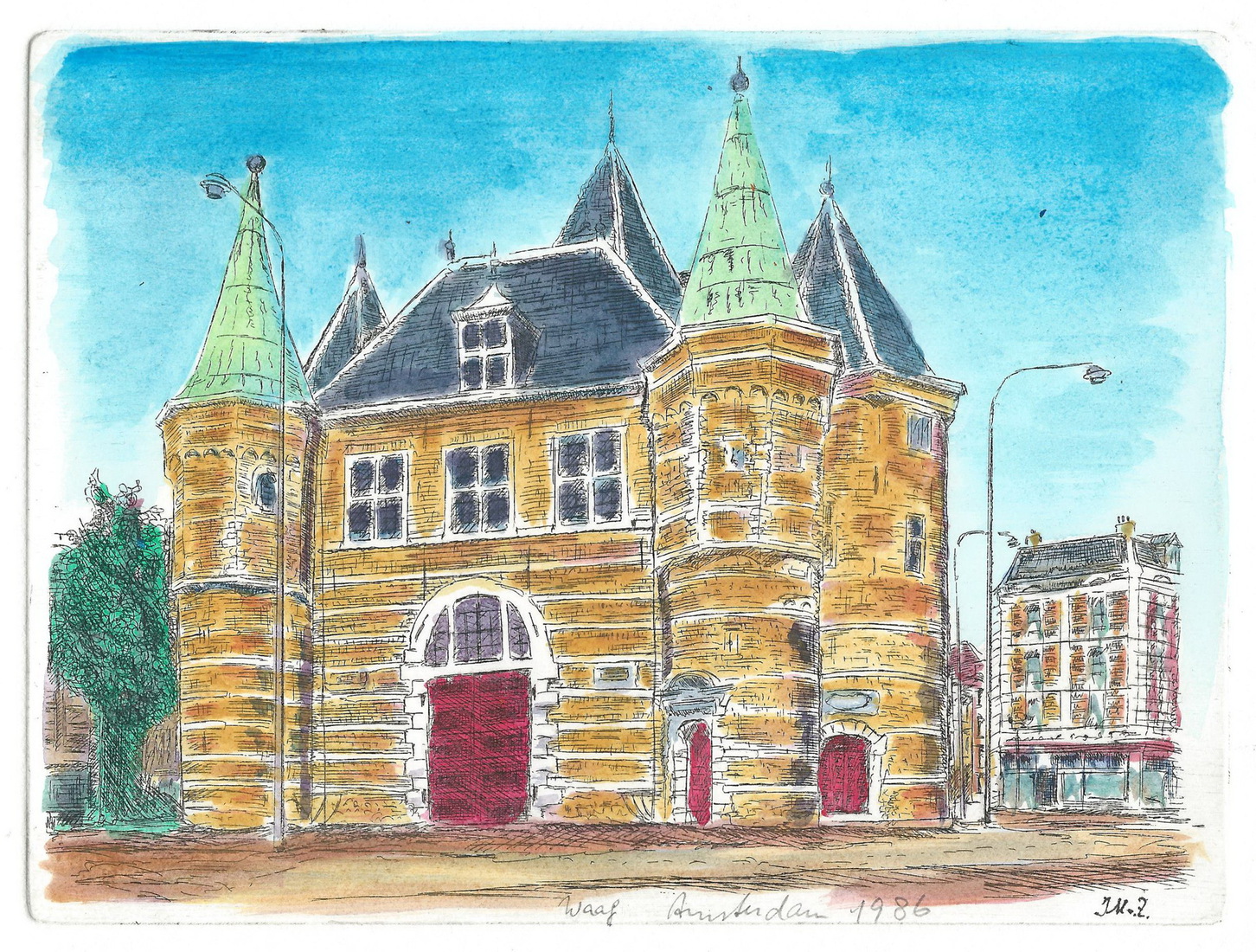 De waag in Amsterdam