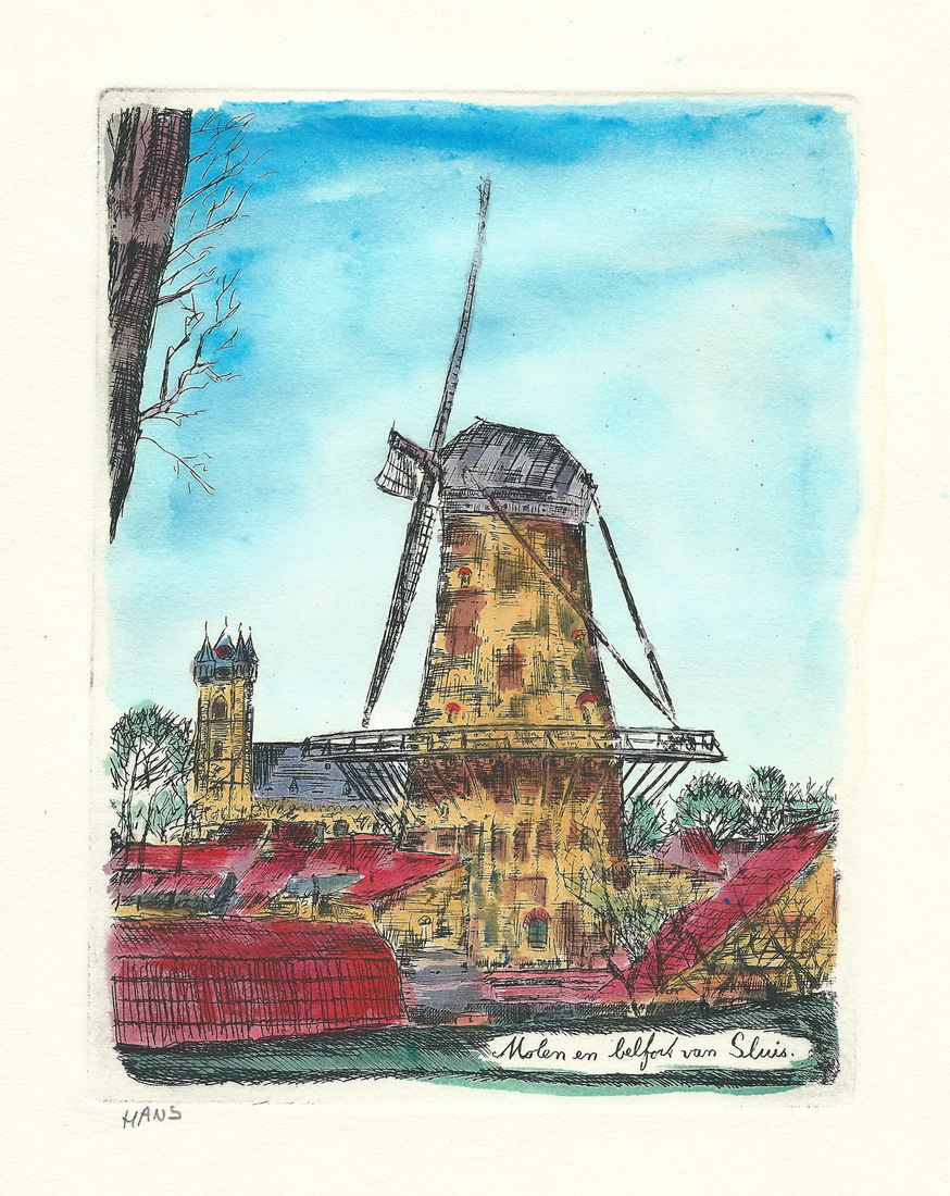 Molen en Belfort Sluis