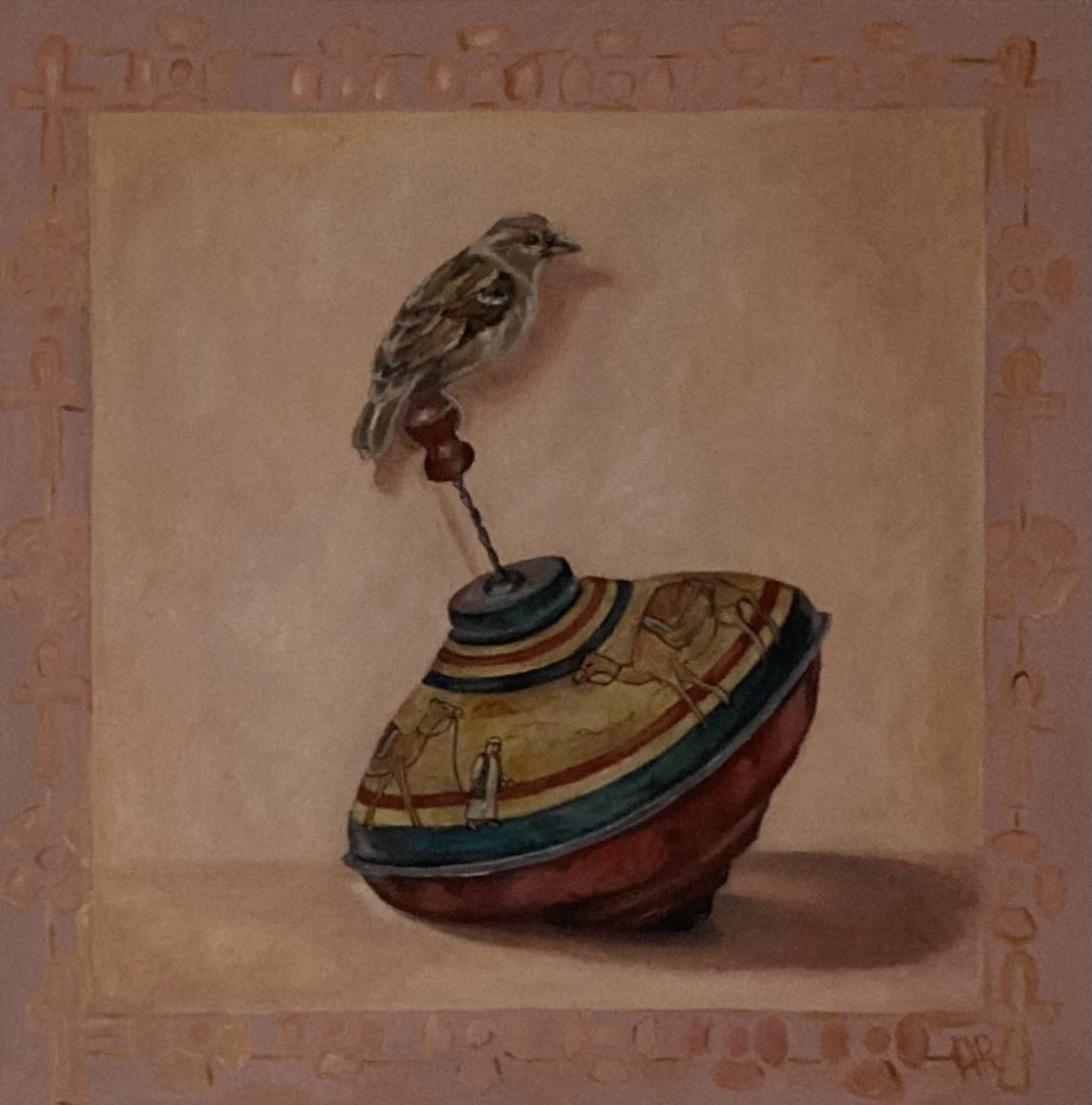 Sparrow spinning around in Ancient time.