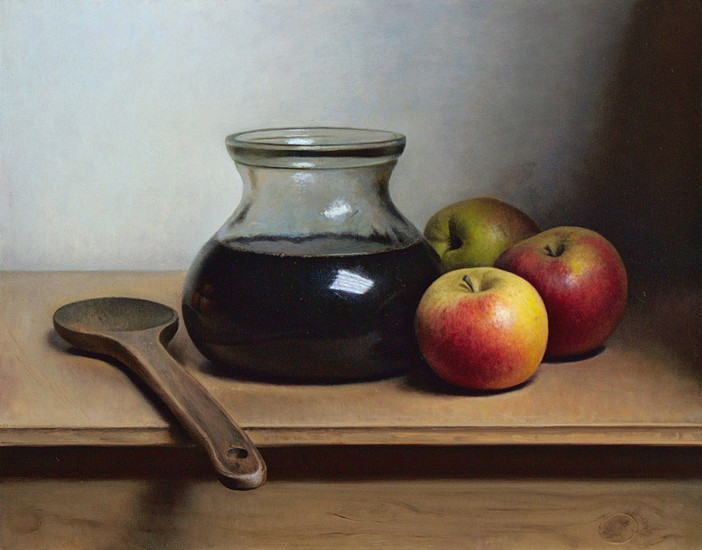 Stilleven met strooppot