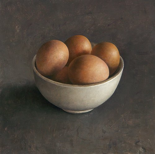 Stilleven met eieren