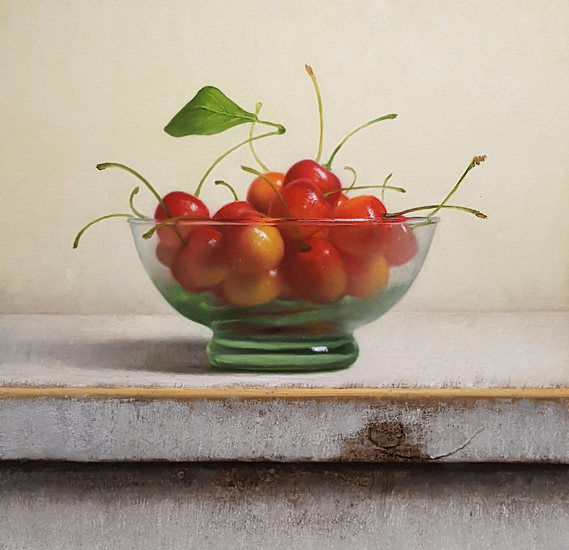 Stilleven met kersen