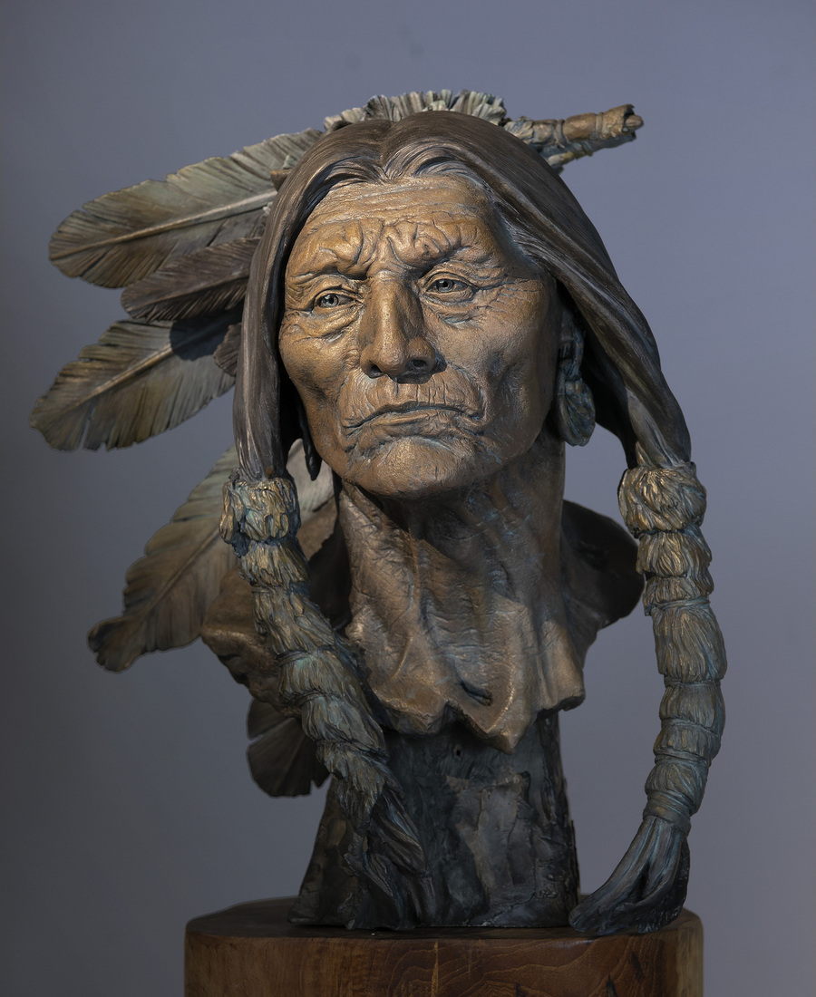 old wisdom Portret buste