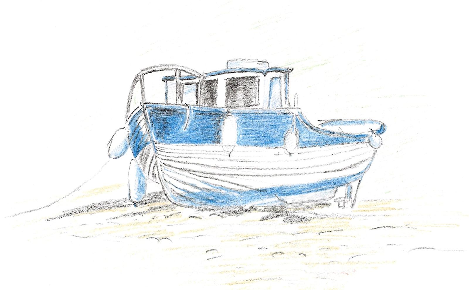 Blue boat