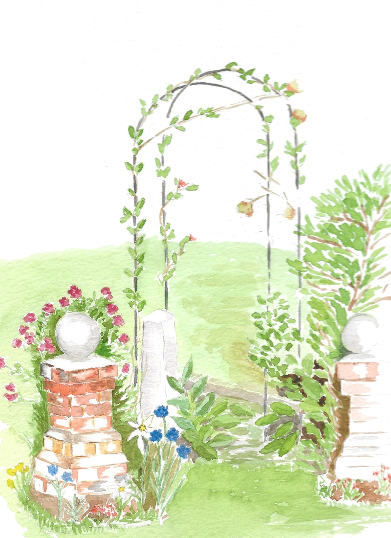 Archway in the garden