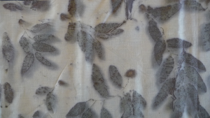 Ecoprint op linnen en katoen