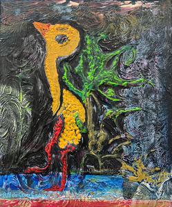 Hier laat ik zien dat ik zowel realistisch als figuratief de dieren afbeeld en blij experimenteren met vorm, kleur, details en fantasie. En soms verdwaal ik in een droomwereld.