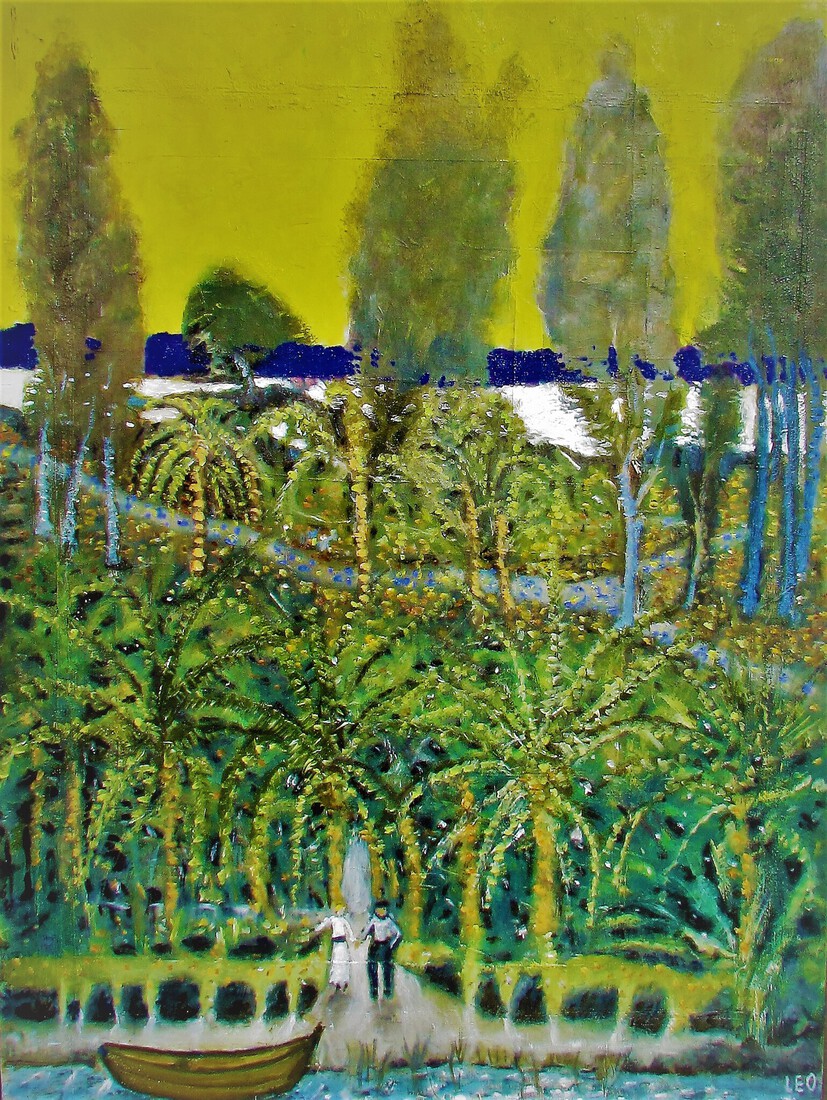 Aan de oevers van de rivier