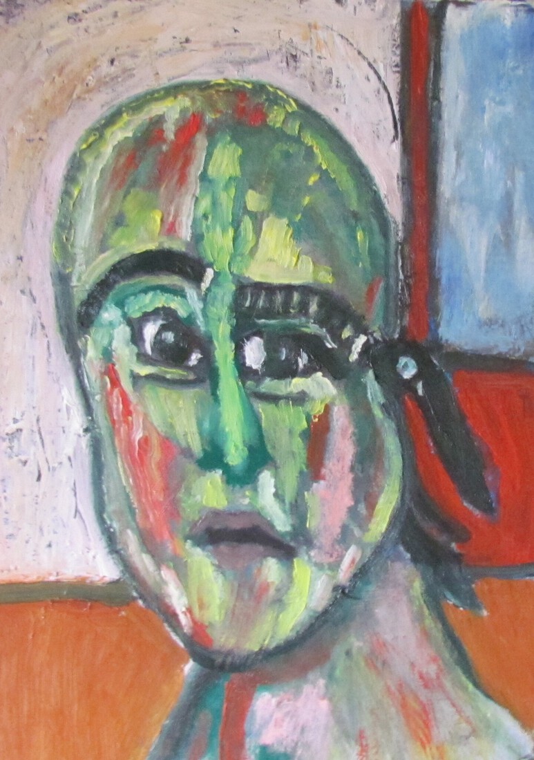 Fragment van een gezicht