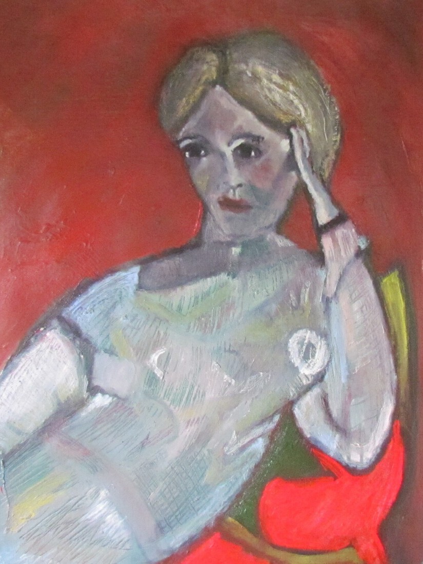 In gedachten verdronken