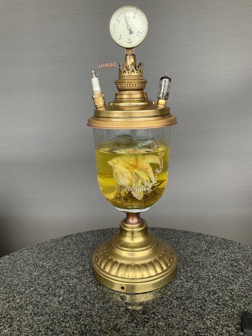 Octopus bokaal lamp
