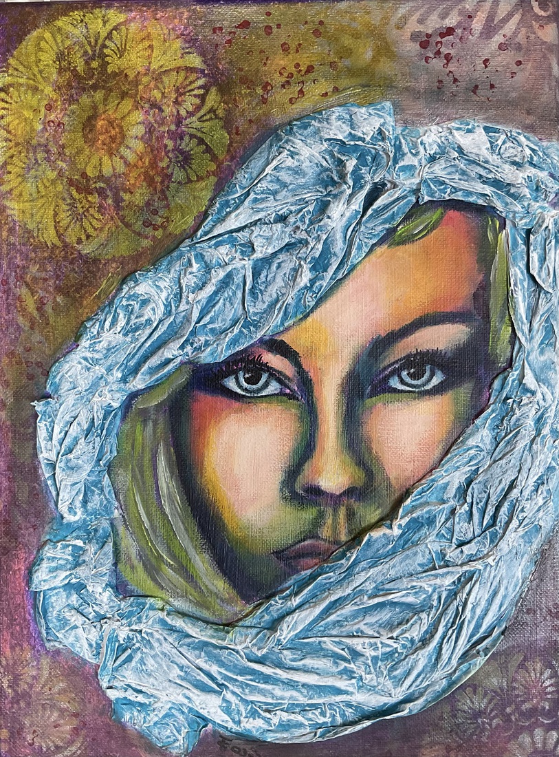 Lady with scarf