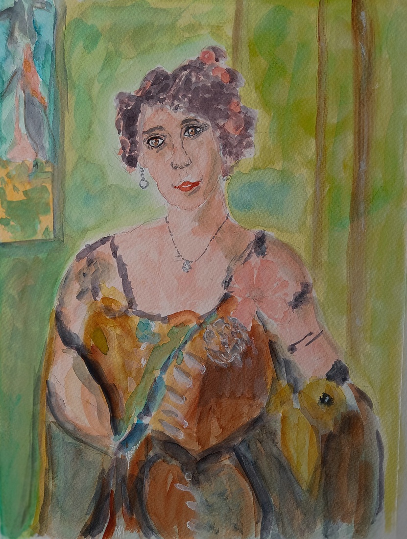 Portret van Carmencita