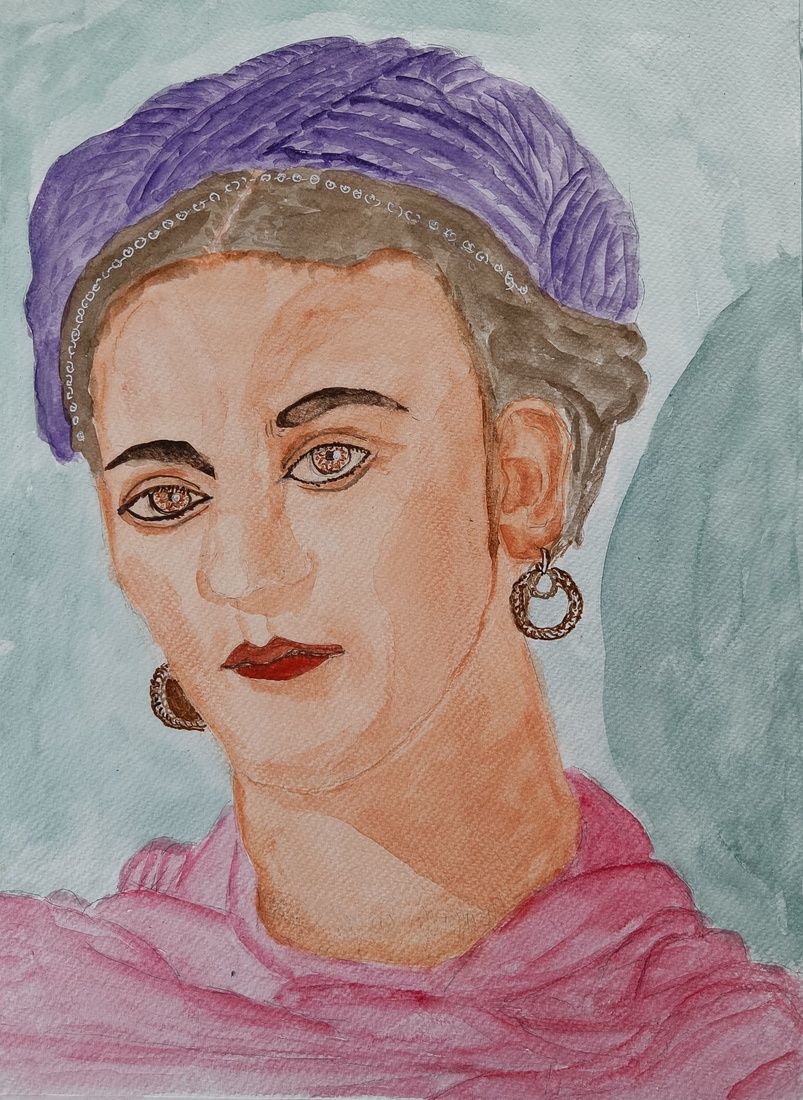Portret  van Frida Kahlo