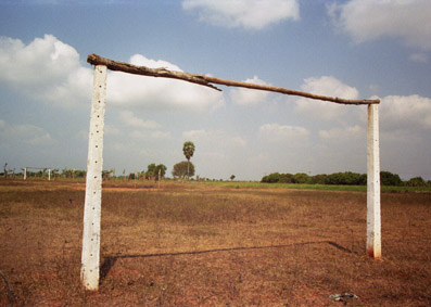 Voetbalveld.