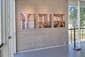 Reeks foto's gemaakt voor de expositie 'Kracht van Eenvoud | Het Paviljoen en de Stad - een moderne ode' in 033 Rietveldpaviljoen in Amersfoort. 

Locatie foto's: Stationsplein Amersfoort Centraal, westelijke uiteinde van de stationsbebouwing. 