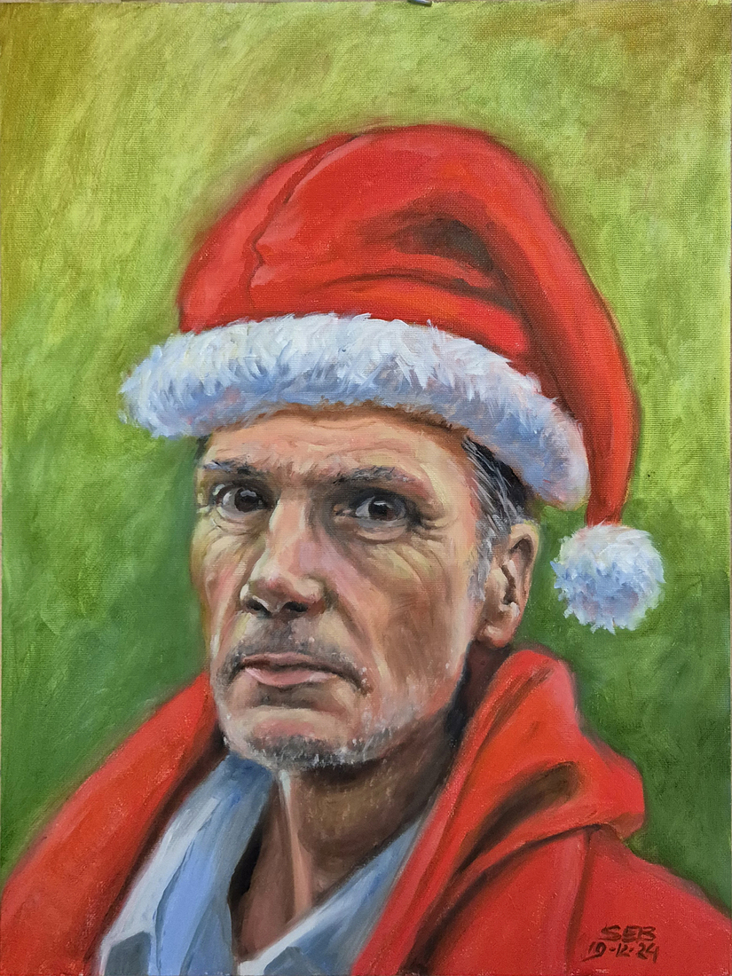 Zelfportret VI (als de Kerstman)