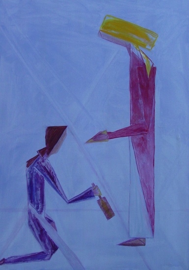 De voetzalving in Bethanië