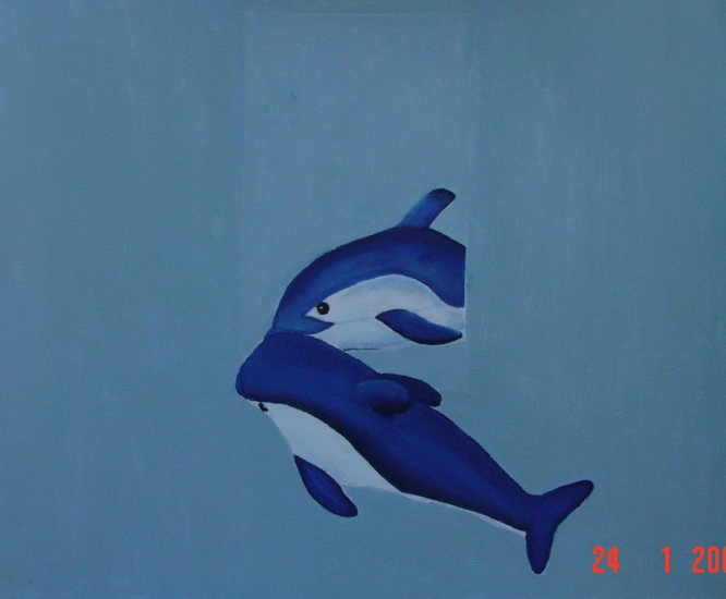 Gespiegelde Dolfijn