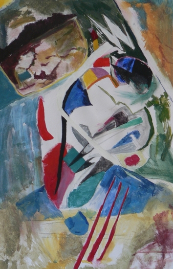 Naar Witte Streep van Kandinsky