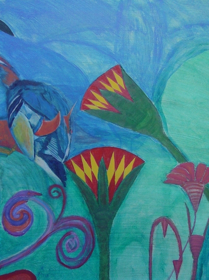 Genade in overvloed - rechter doek van 3-luik