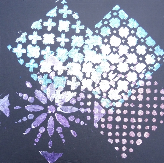 Ontbijt op het gras - metallic verf