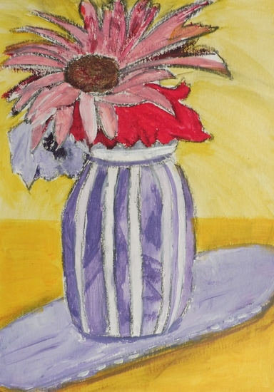 Schilderen in de tuin met Petra 3