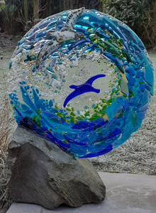Water is the base of life, various forms or glass art represent the form in this group.