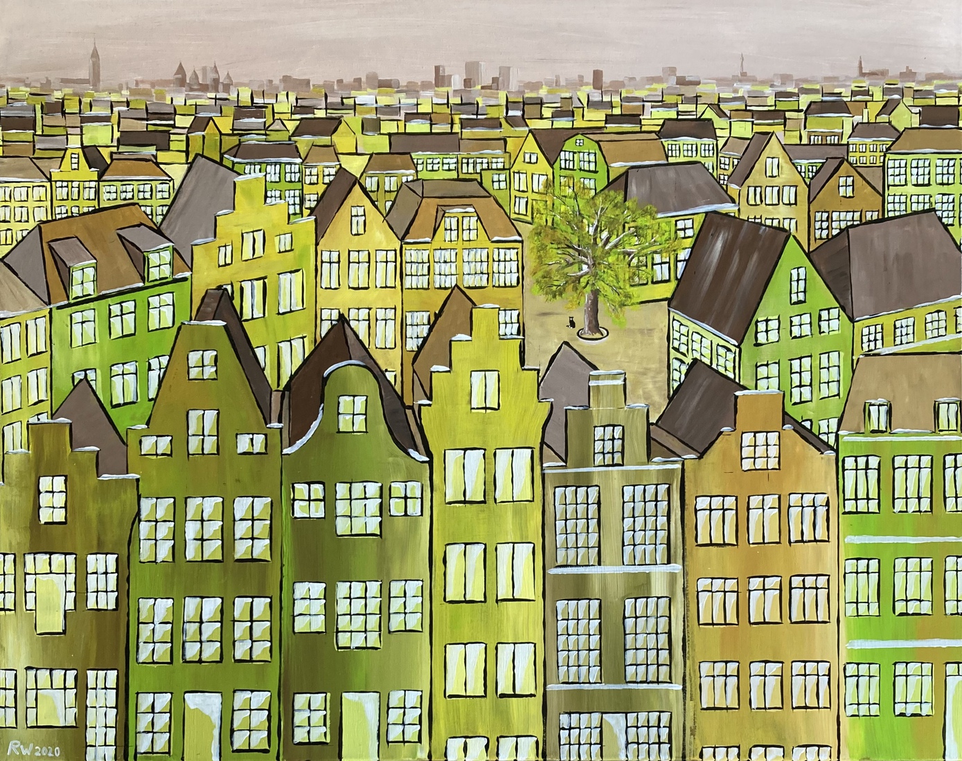 Bird’s eye view (green)