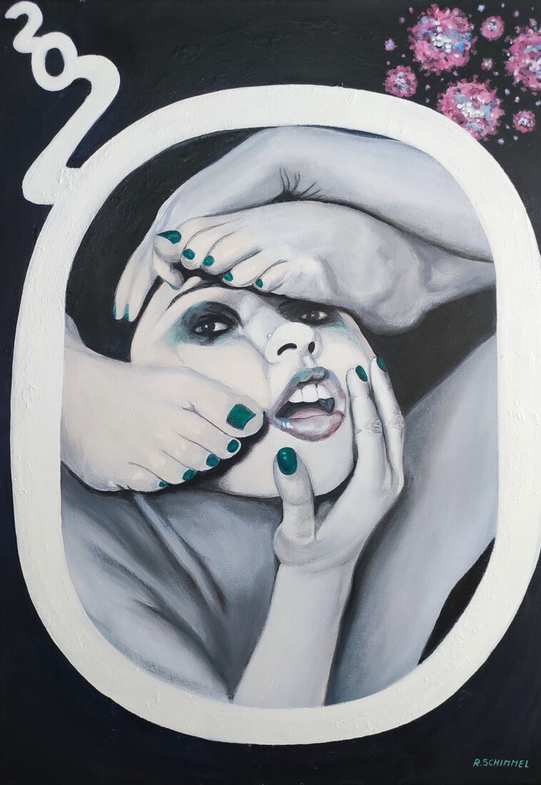 Covid 2020, bound by hands and feet