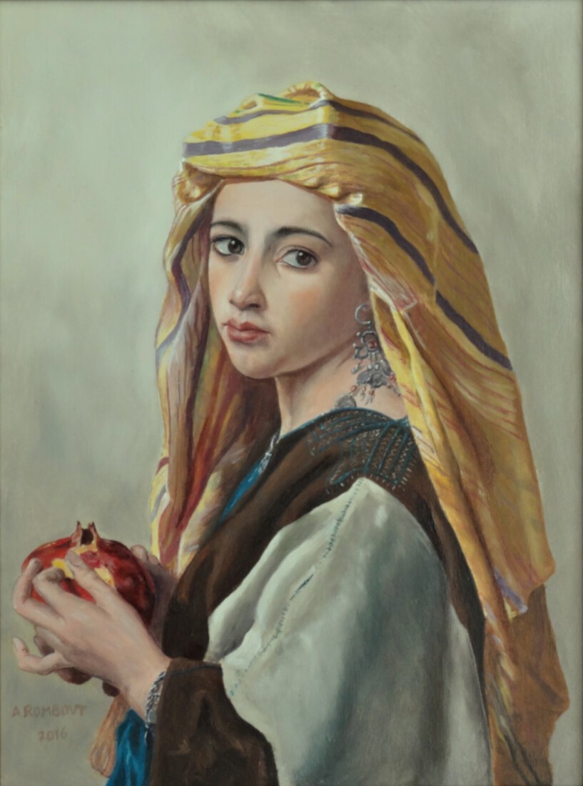 Meisje met granaatappel.