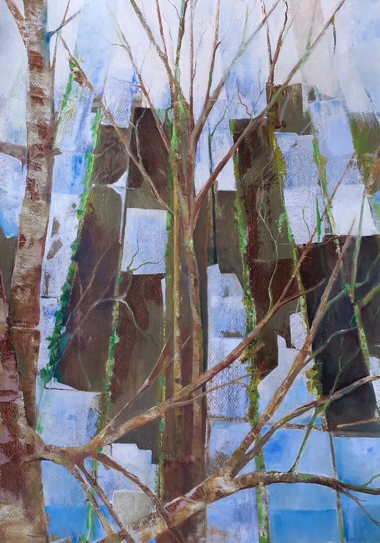 de natuur neemt het over