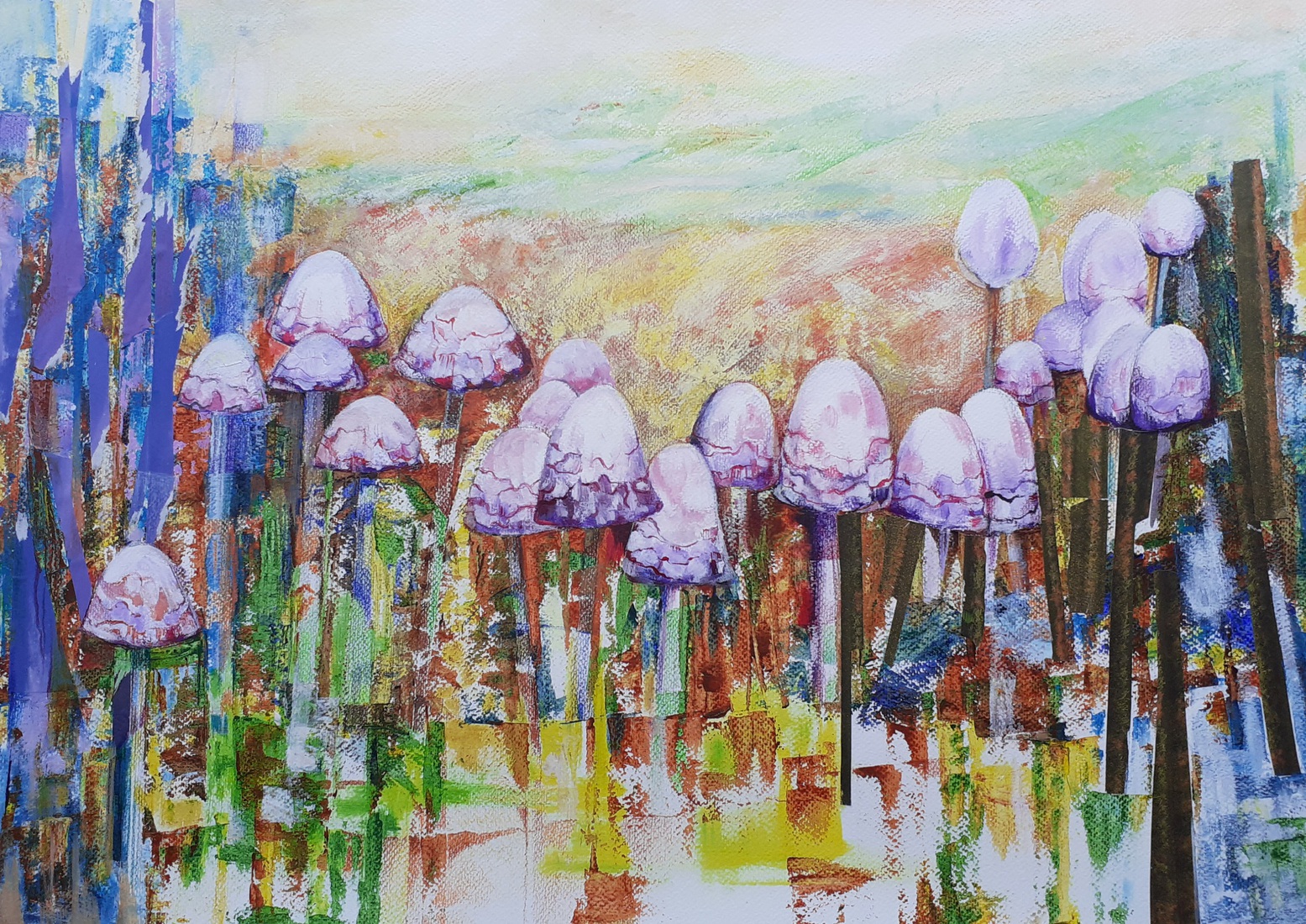 Paddenstoelen begraafplaats