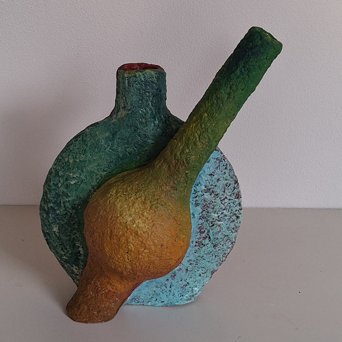 Nr.454. Vaas. Oject. Papier-mache.