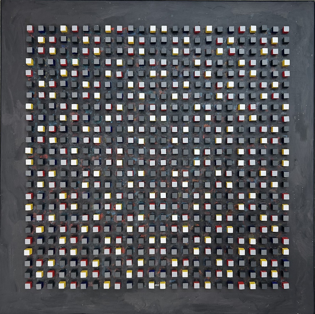 'Vierkant' Zwart- 01