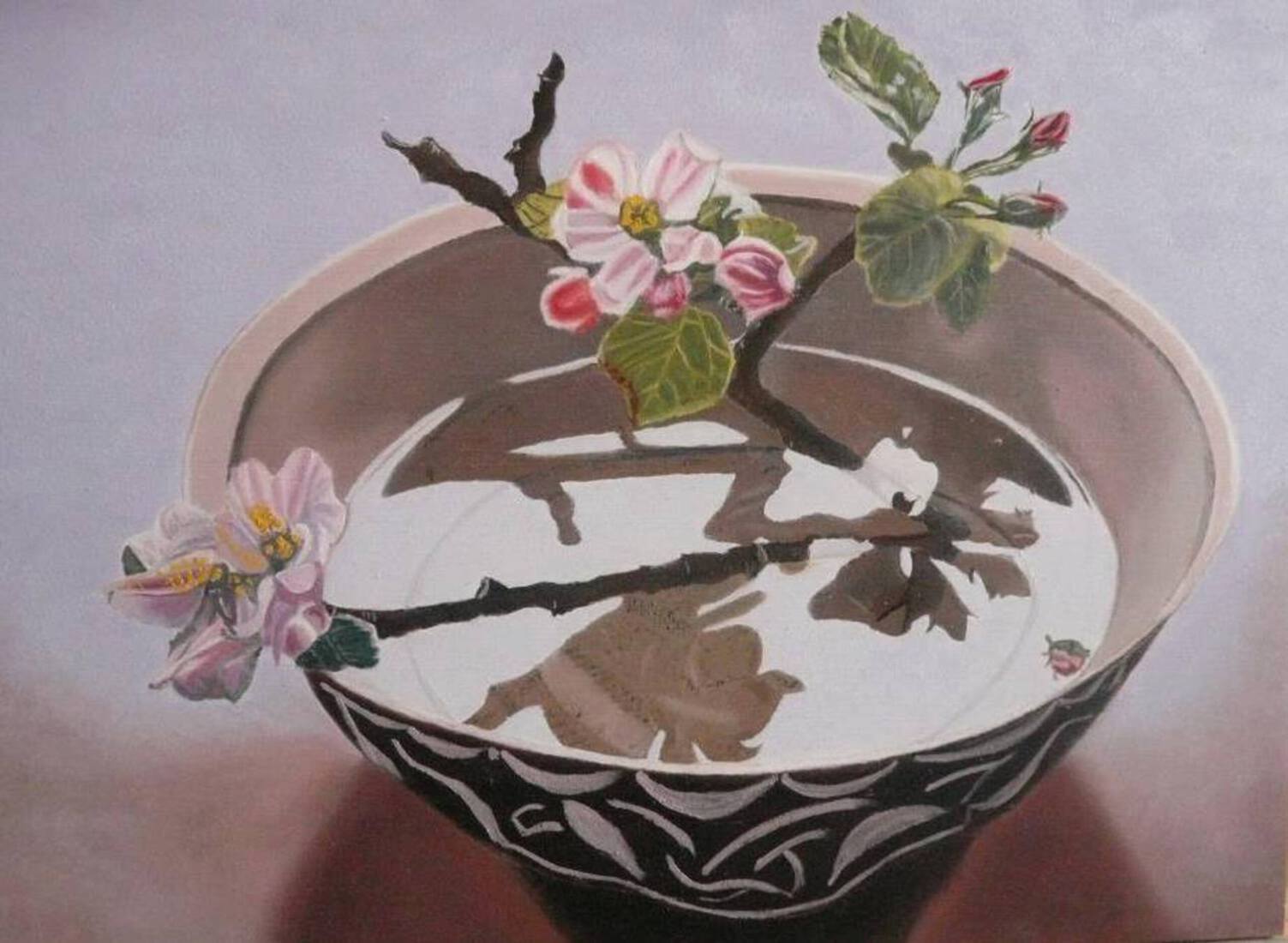 Nummer 9 Bloemen op schaal