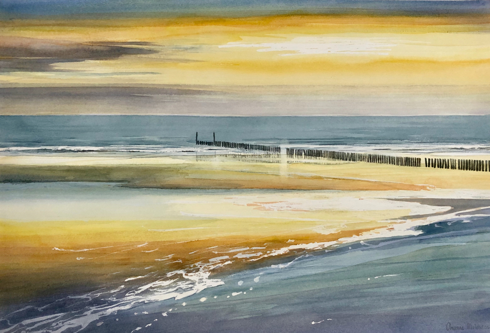 Zeegezicht bij Zoutelande